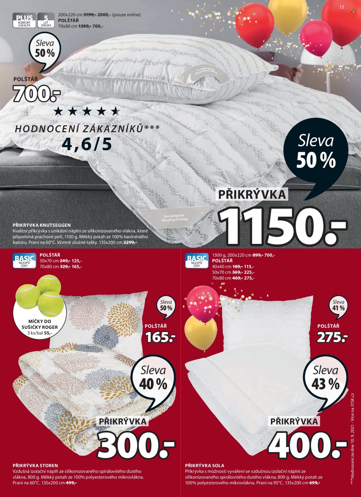 Leták JYSK - 27.10.2021 - 10.11.2021. Strana 13