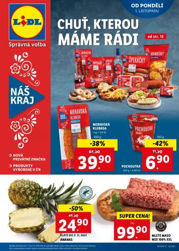 Leták Lidl - 1.11.2021 - 7.11.2021.