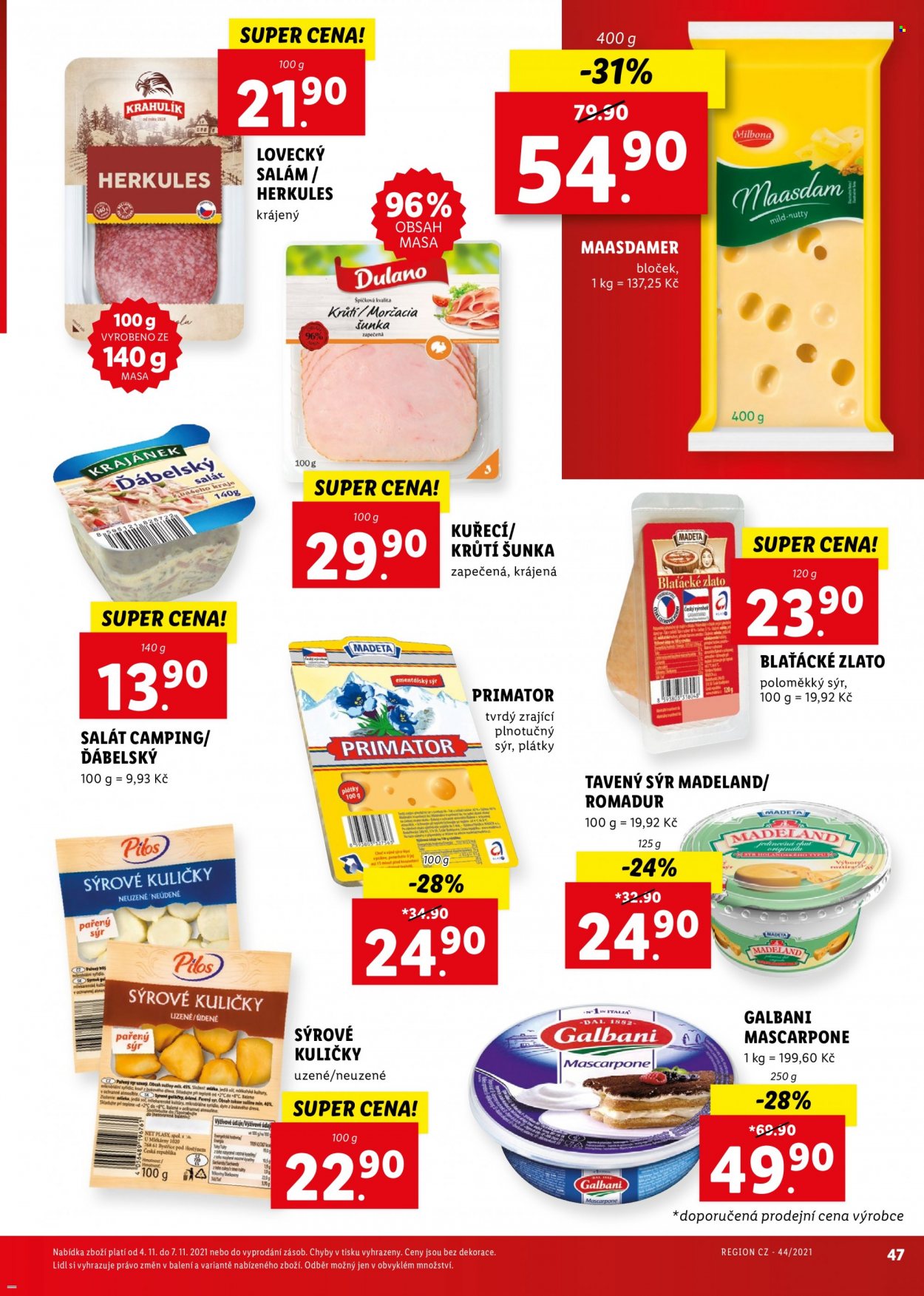 Leták Lidl - 1.11.2021 - 7.11.2021. Strana 47