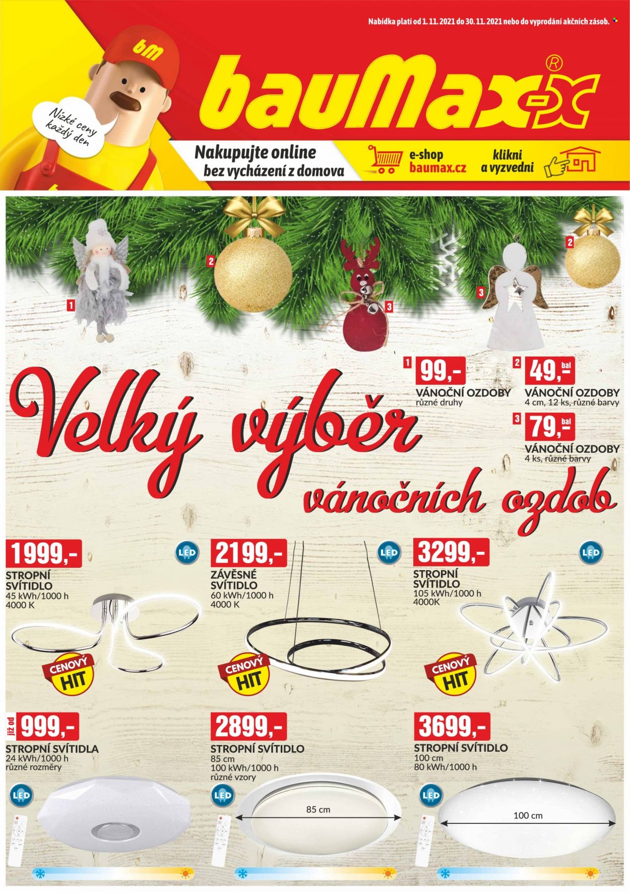 Leták Baumax - 1.11.2021 - 30.11.2021. Strana 1