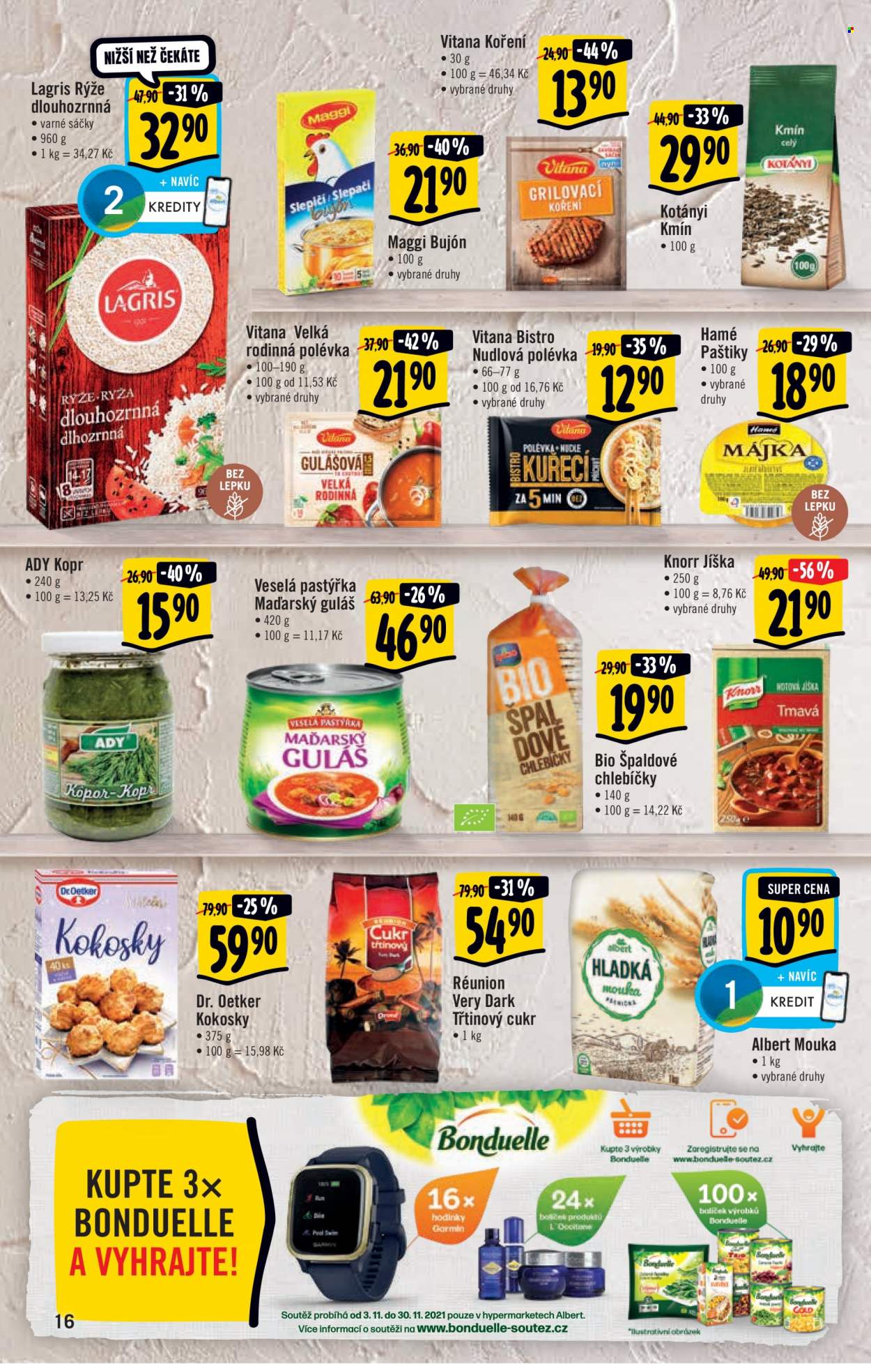 Leták Albert Hypermarket - 3.11.2021 - 9.11.2021. Strana 16