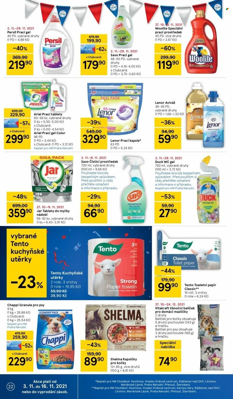 Leták TESCO - 3.11.2021 - 9.11.2021. Strana 22