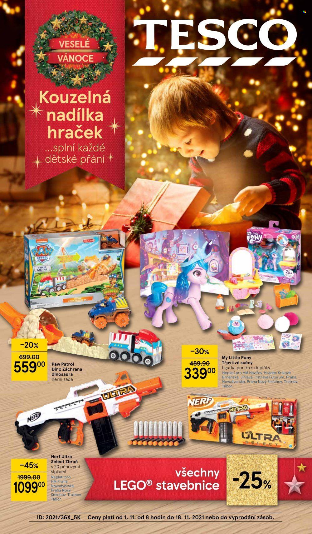 Leták TESCO - 1.11.2021 - 18.11.2021. Strana 1