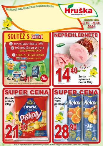 Leták Hruška - 2.11.2021 - 8.11.2021.