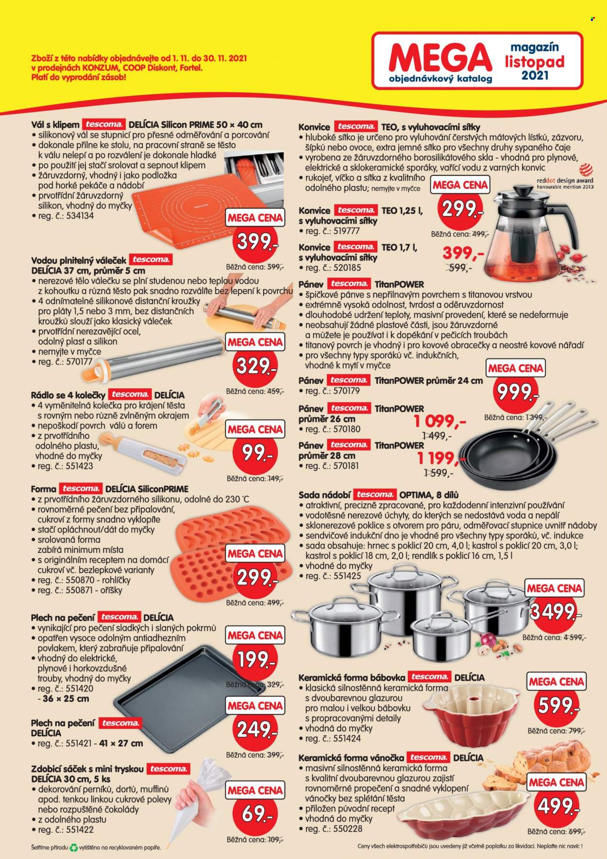 Leták Konzum - 1.11.2021 - 30.11.2021. Strana 3