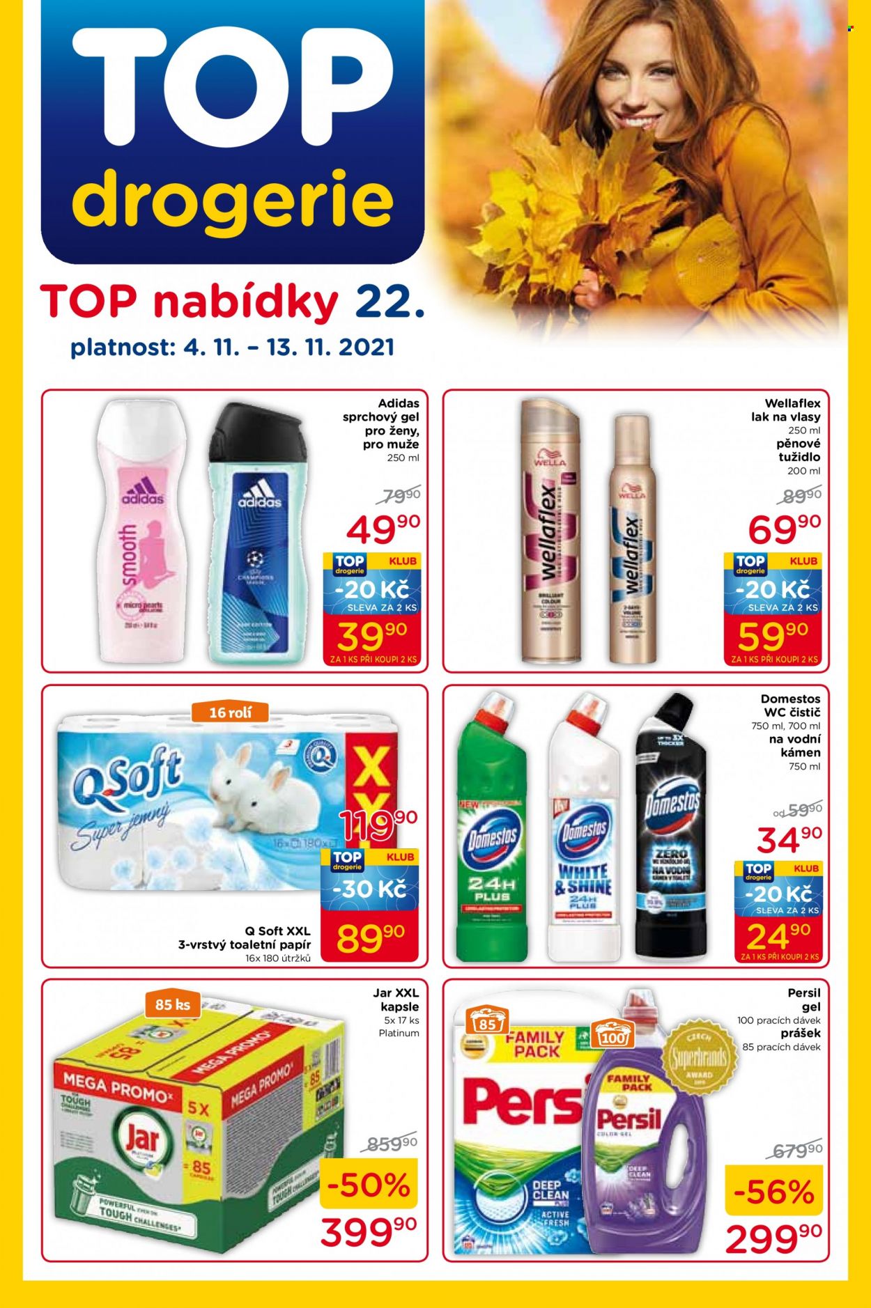 Leták TOP drogerie - 4.11.2021 - 13.11.2021. Strana 1