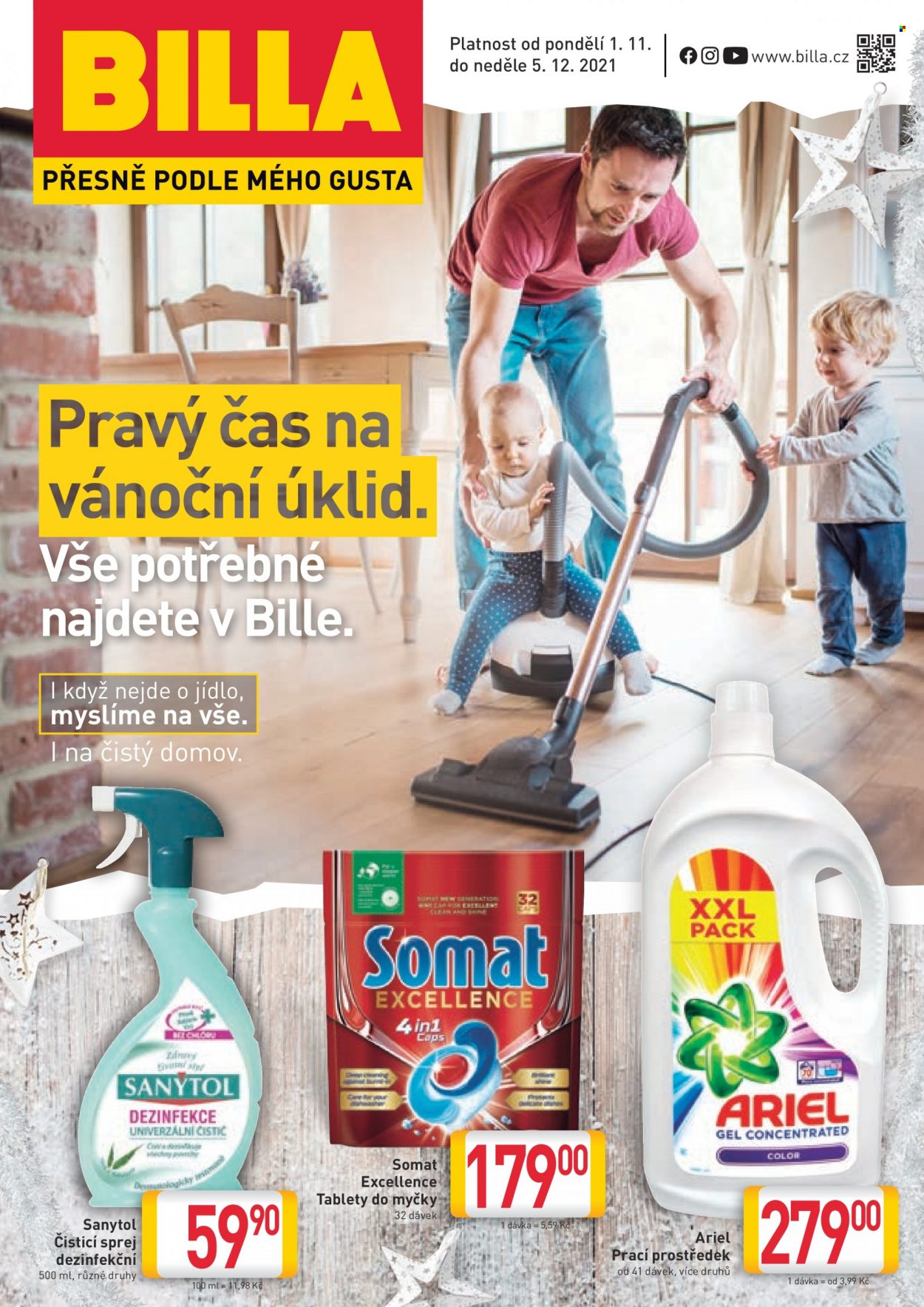 Leták BILLA - 1.11.2021 - 5.12.2021. Strana 1