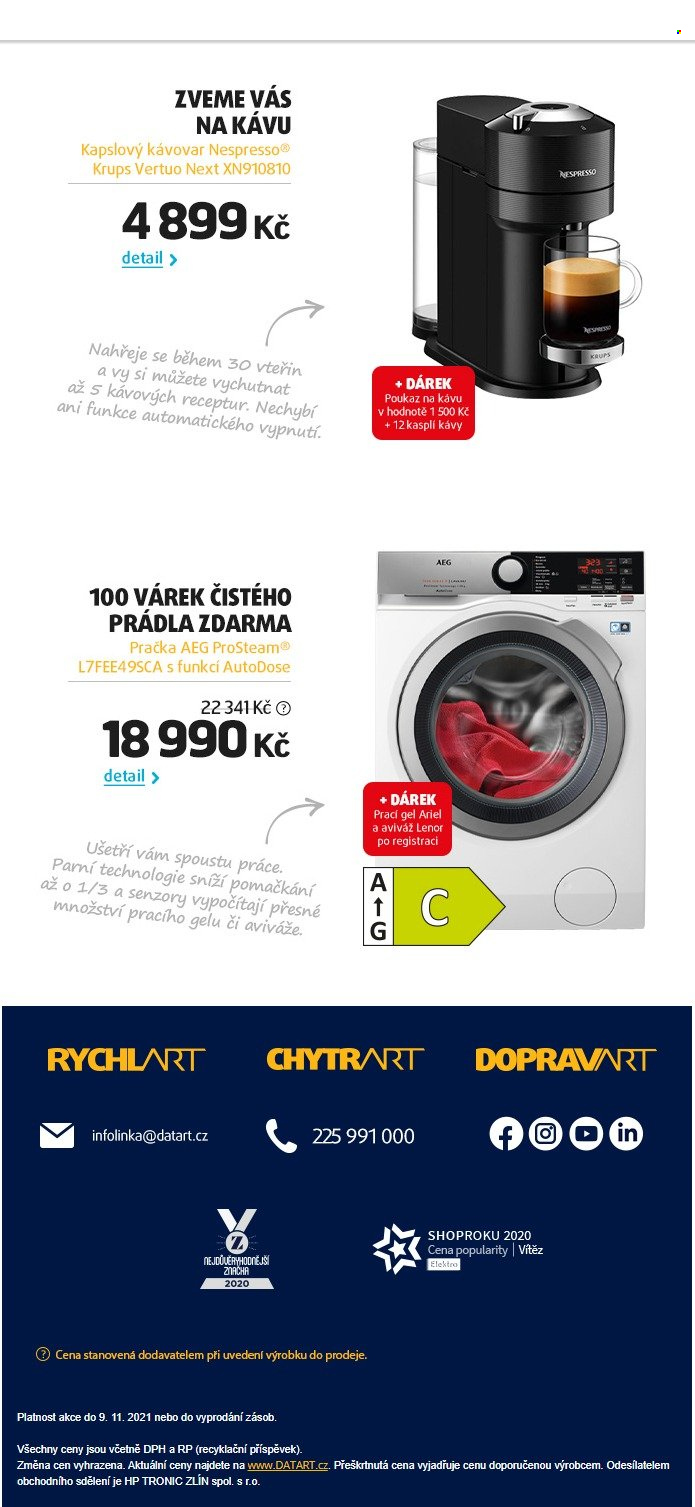 Leták DATART - 3.11.2021 - 9.11.2021. Strana 4