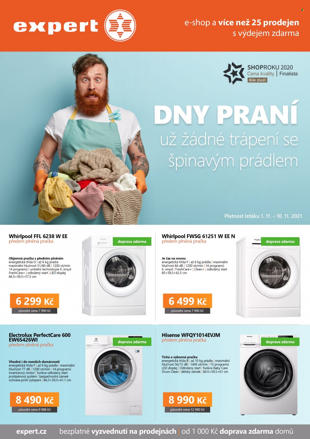 Leták Expert. Strana 1