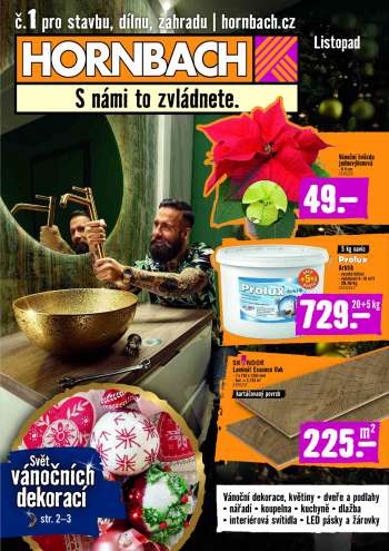Leták HORNBACH - 3.11.2021 - 30.11.2021.