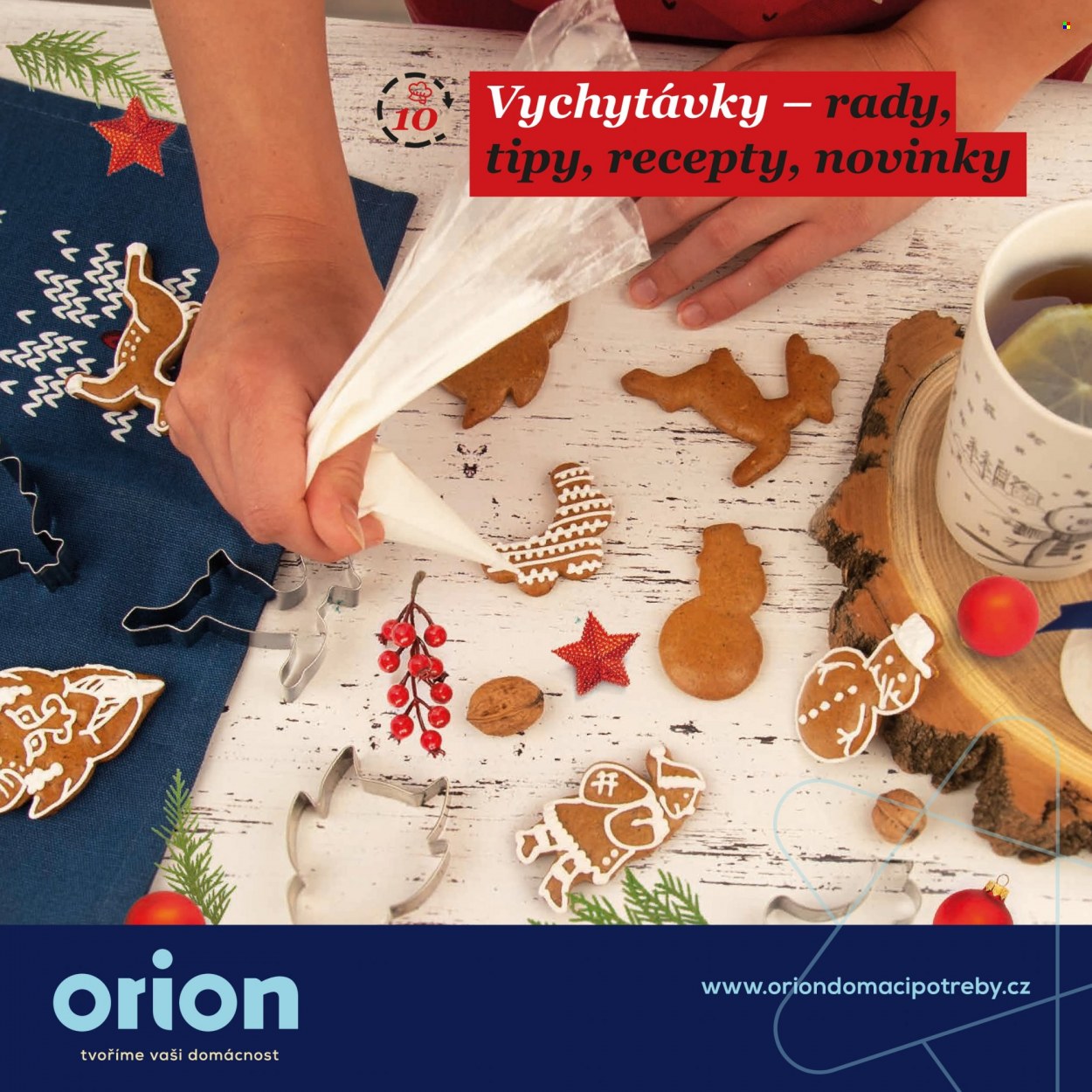 Leták Orion. Strana 1