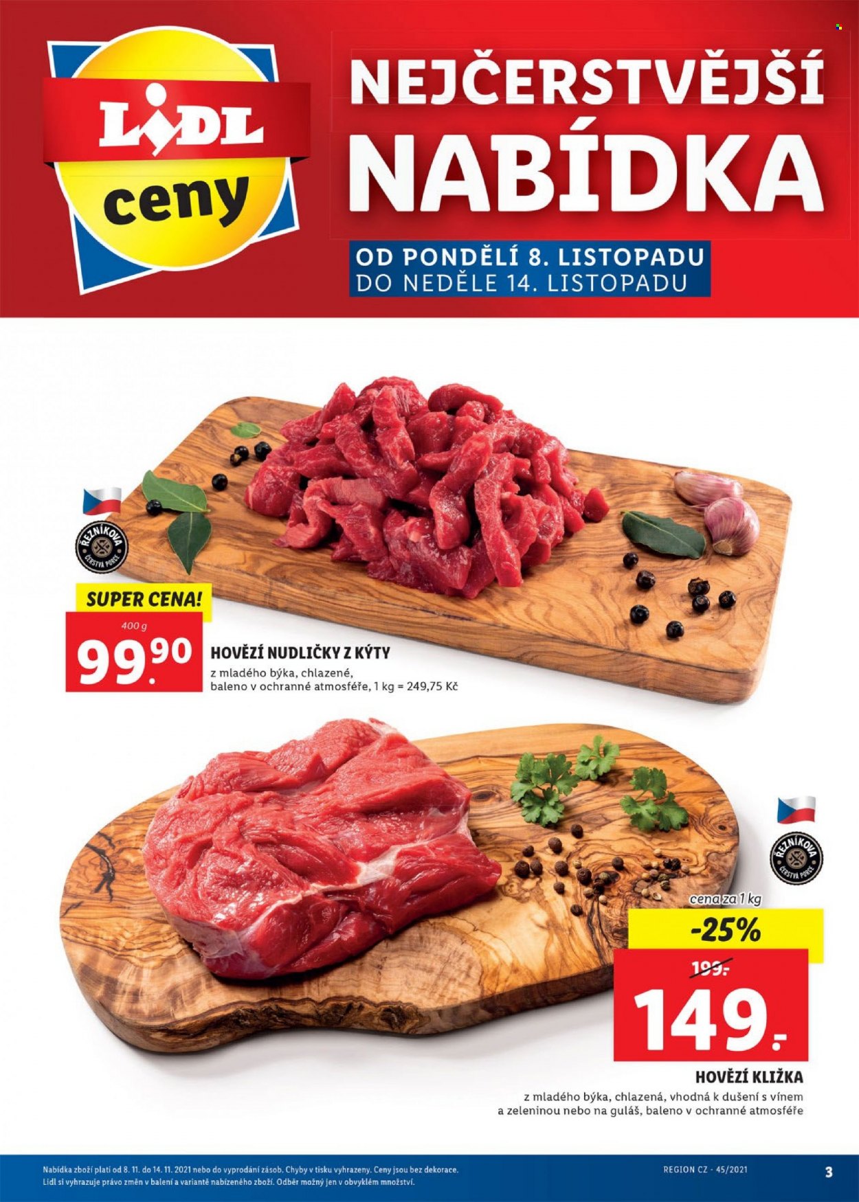 Leták Lidl - 8.11.2021 - 14.11.2021. Strana 3