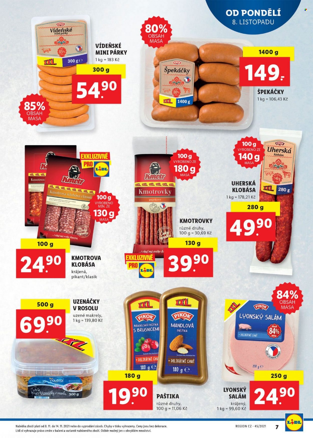Leták Lidl - 8.11.2021 - 14.11.2021. Strana 7