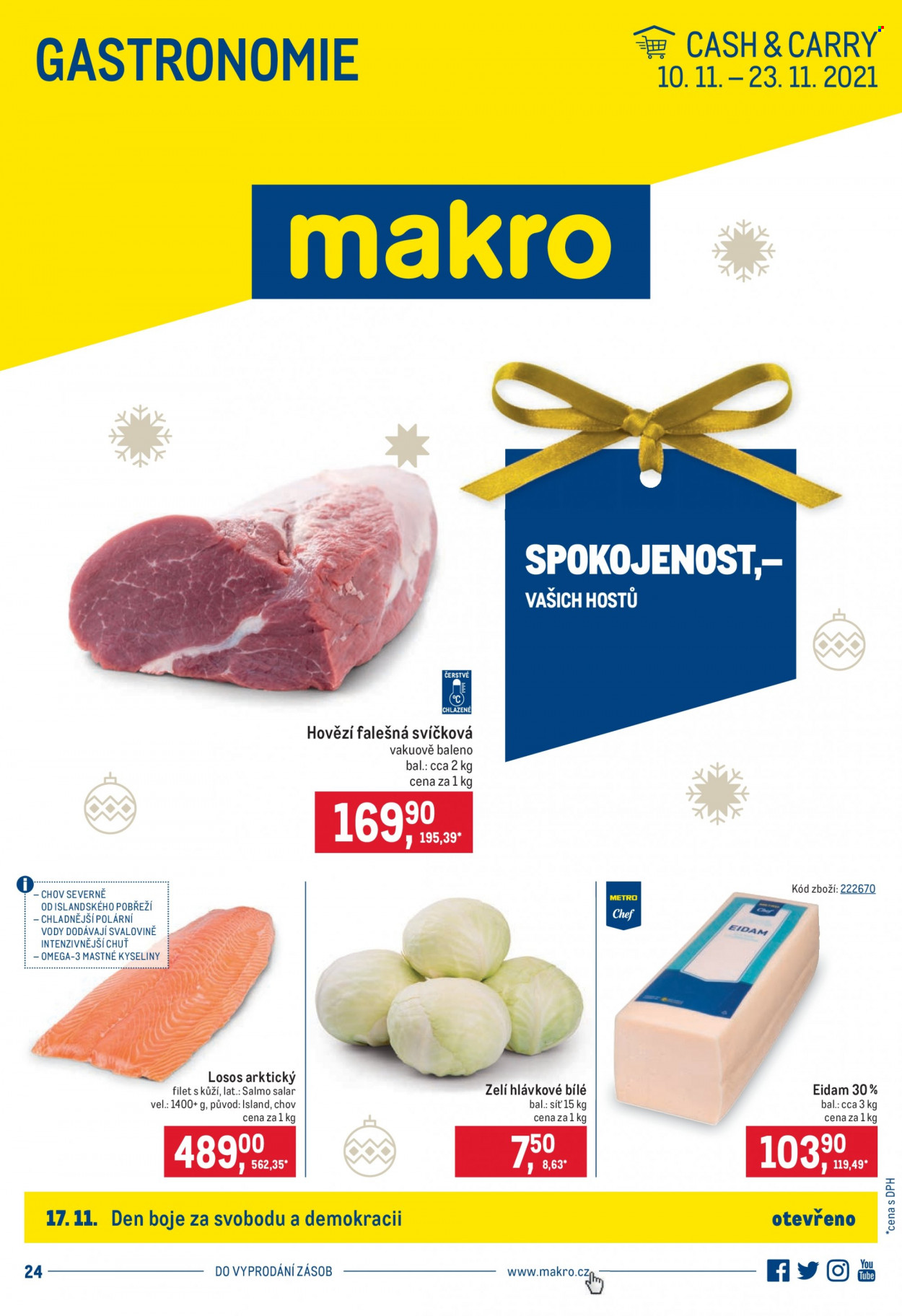Leták MAKRO - 10.11.2021 - 23.11.2021. Strana 1