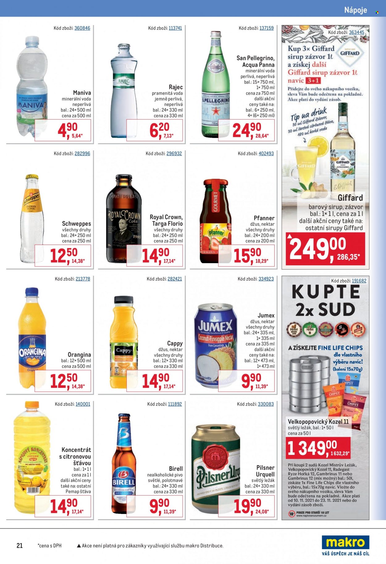 Leták MAKRO - 10.11.2021 - 23.11.2021. Strana 21