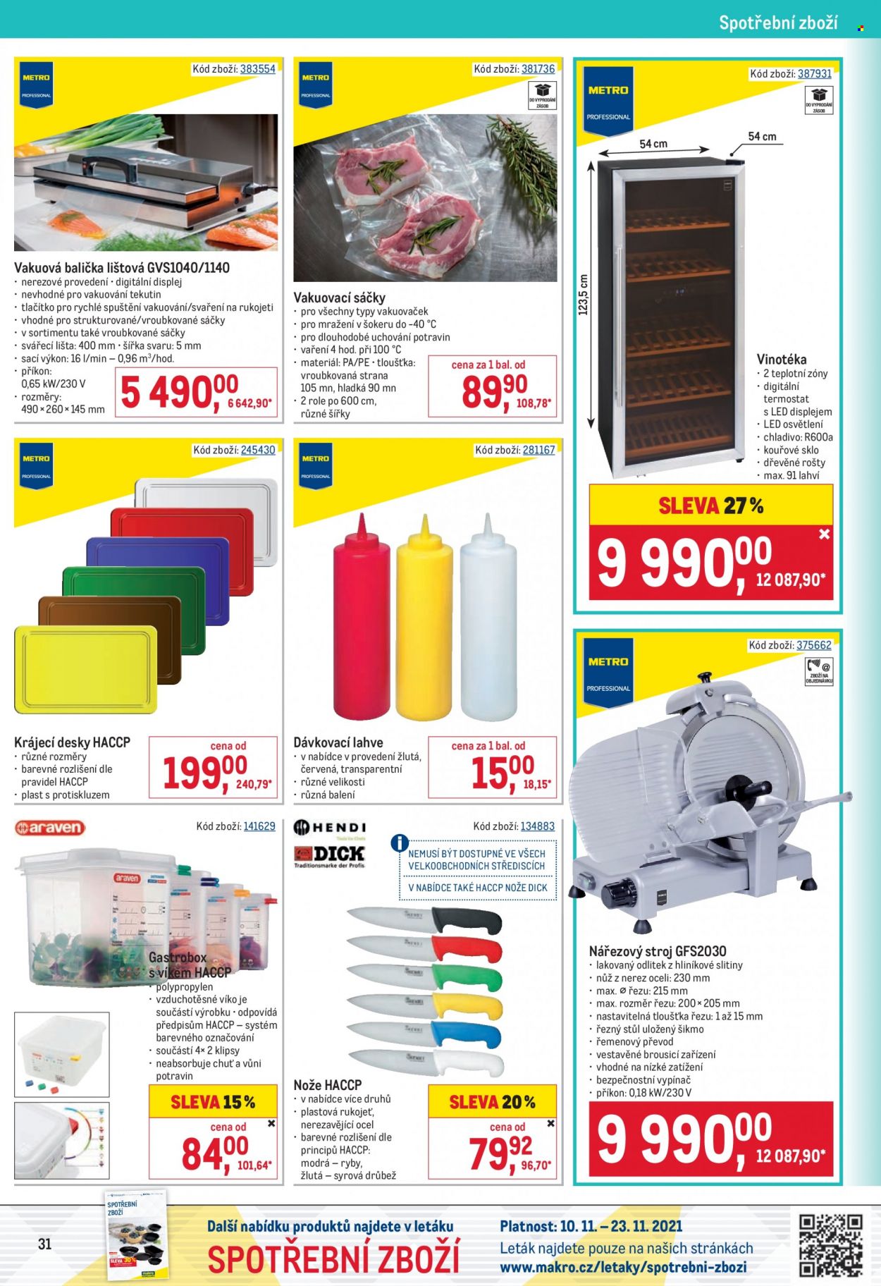 Leták MAKRO - 10.11.2021 - 23.11.2021. Strana 31