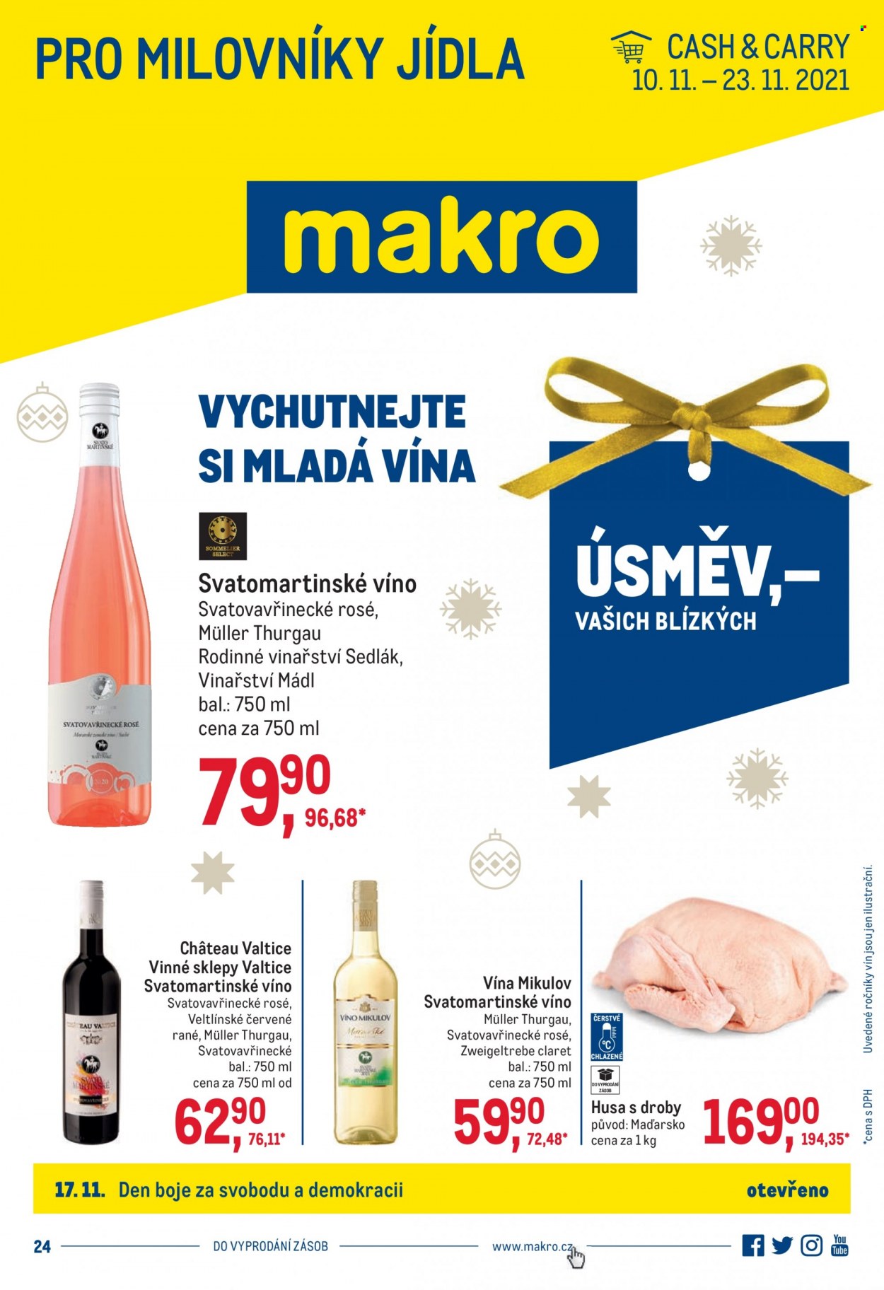 Leták MAKRO - 10.11.2021 - 23.11.2021. Strana 1