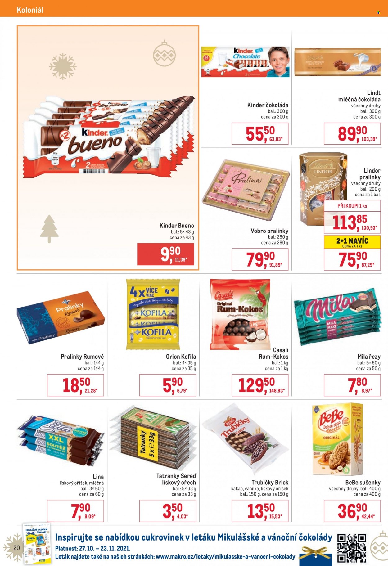 Leták MAKRO - 10.11.2021 - 23.11.2021. Strana 20
