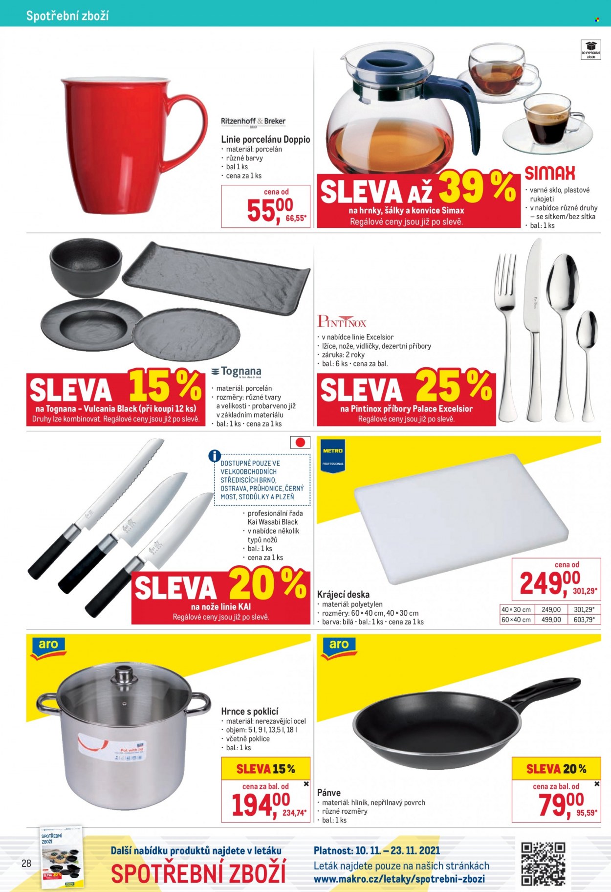 Leták MAKRO - 10.11.2021 - 23.11.2021. Strana 28