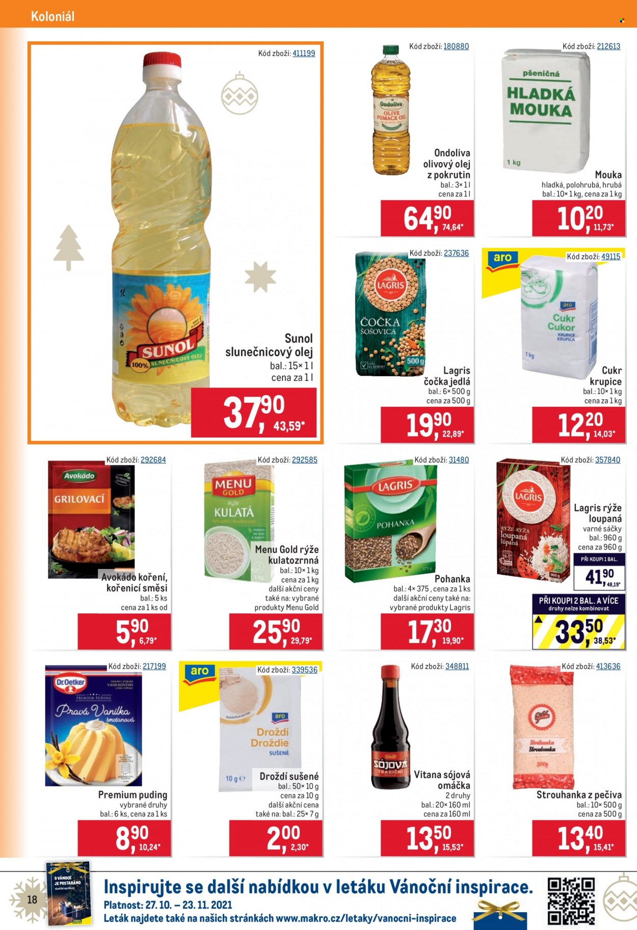Leták MAKRO - 10.11.2021 - 23.11.2021. Strana 18