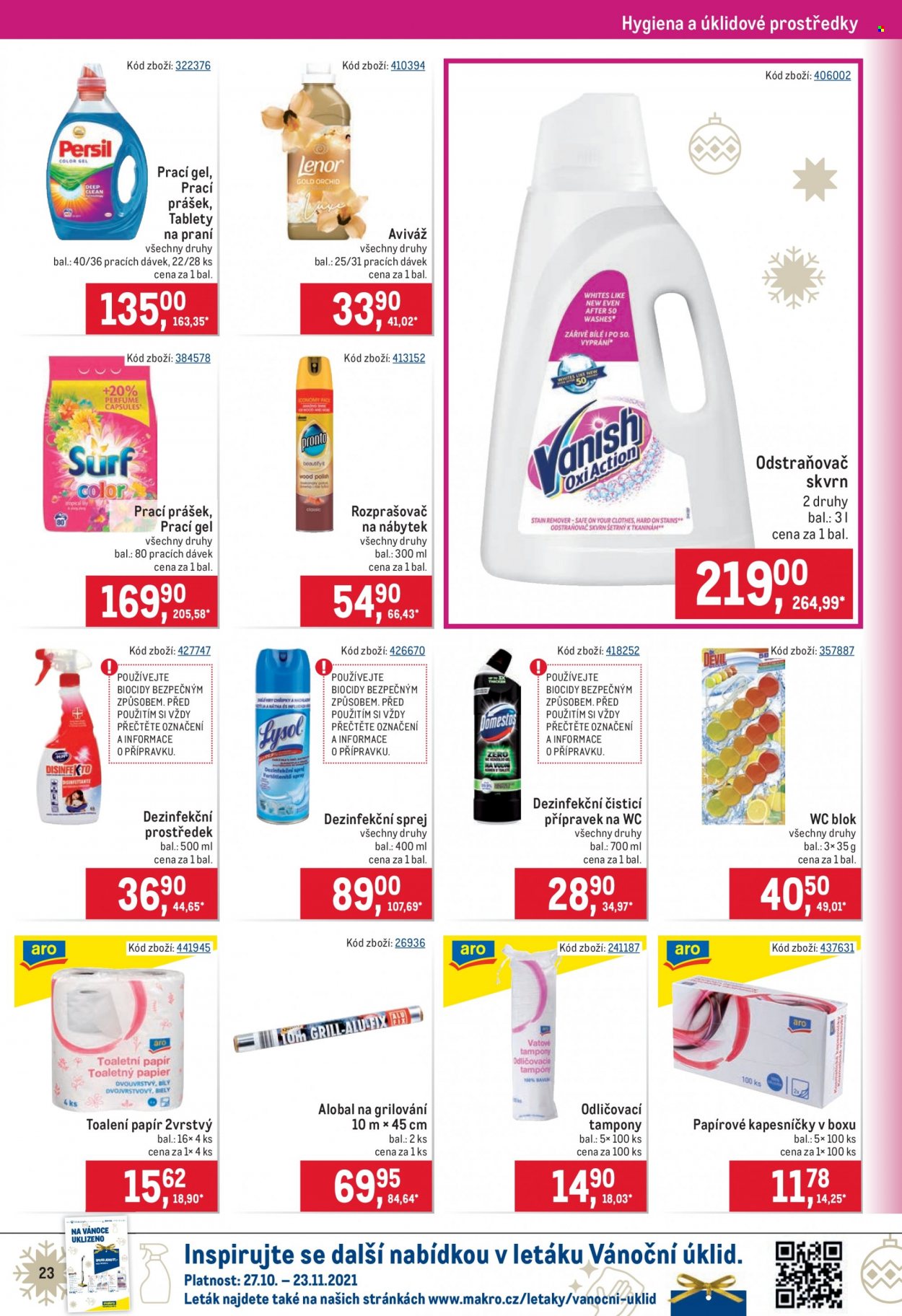 Leták MAKRO - 10.11.2021 - 23.11.2021. Strana 23