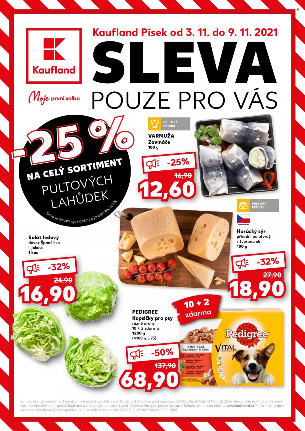 Leták Kaufland - 3.11.2021 - 9.11.2021. Strana 1