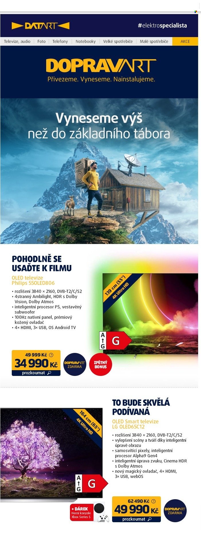 Leták DATART - 5.11.2021 - 11.11.2021. Strana 1