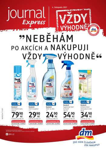 Leták dm drogerie - 4.11.2021 - 30.11.2021.