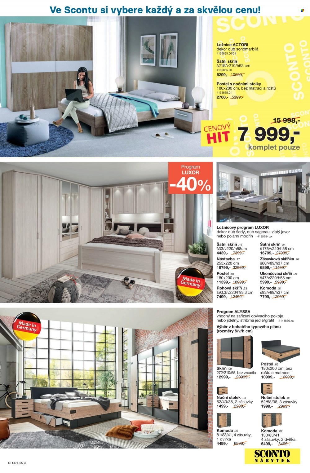 Leták SCONTO NÁBYTEK - 5.11.2021 - 25.11.2021. Strana 5