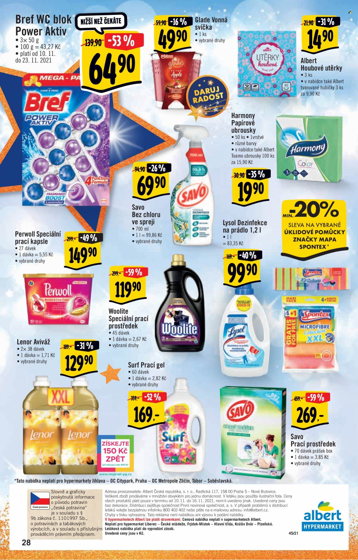Leták Albert Hypermarket - 10.11.2021 - 16.11.2021. Strana 28