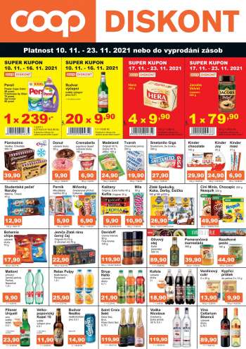 Leták coop DISKONT - 10.11.2021 - 23.11.2021.