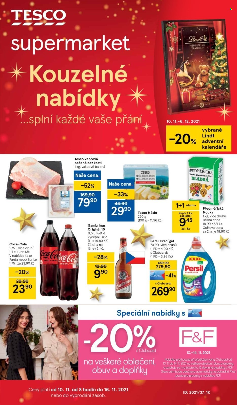 Leták TESCO supermarket - 10.11.2021 - 16.11.2021. Strana 1