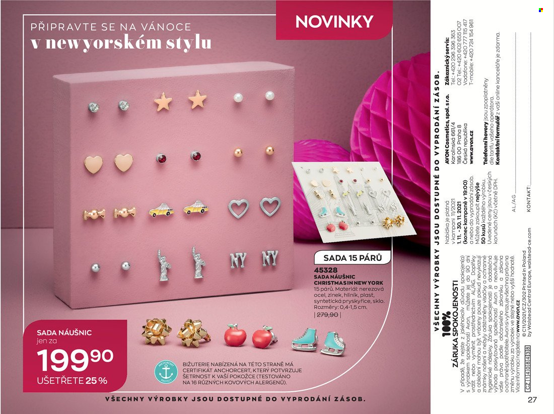 Leták AVON - 1.11.2021 - 30.11.2021. Strana 27