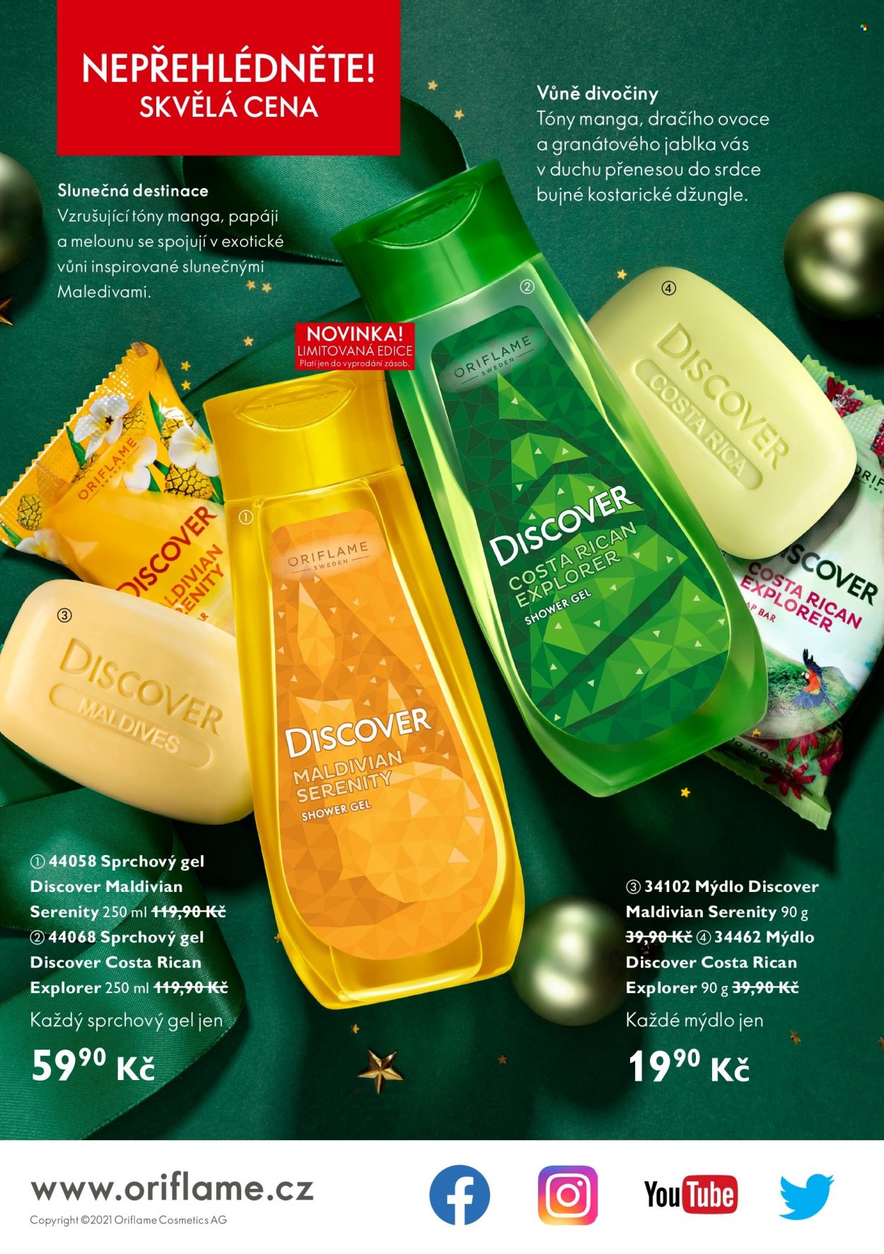 Leták ORIFLAME - 9.11.2021 - 29.11.2021. Strana 160