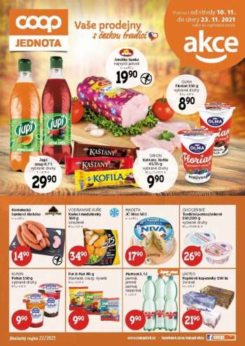 Leták coop JEDNOTA - 10.11.2021 - 23.11.2021.