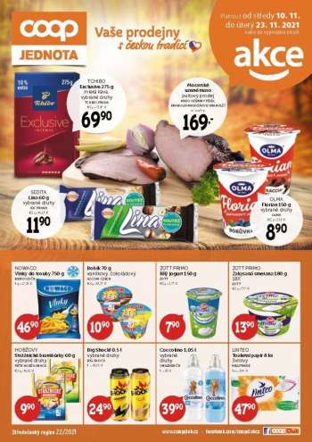 Leták coop JEDNOTA - 10.11.2021 - 23.11.2021.