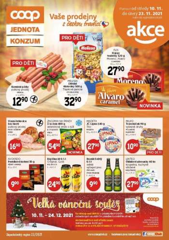 Leták coop JEDNOTA - 10.11.2021 - 23.11.2021.