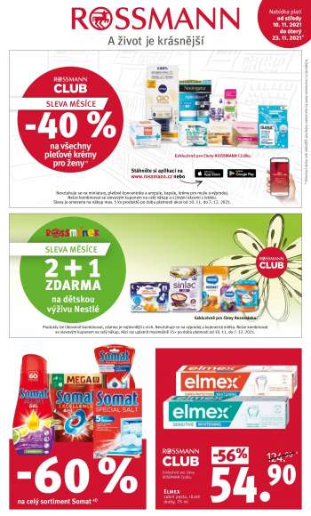 Leták ROSSMANN - 10.11.2021 - 23.11.2021.