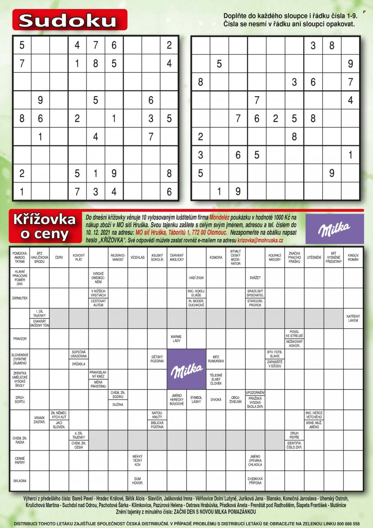 Leták Hruška - 10.11.2021 - 1.1.2022. Strana 19