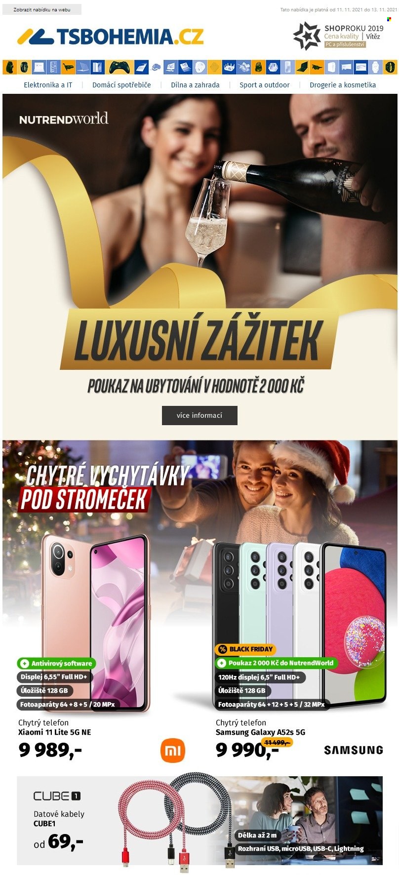 Leták T.S. BOHEMIA - 11.11.2021 - 13.11.2021. Strana 1
