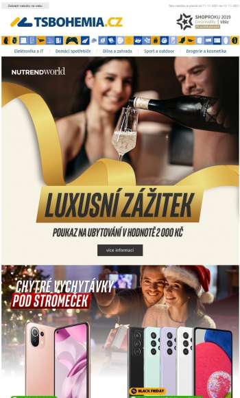 Leták T.S. BOHEMIA - 11.11.2021 - 13.11.2021.