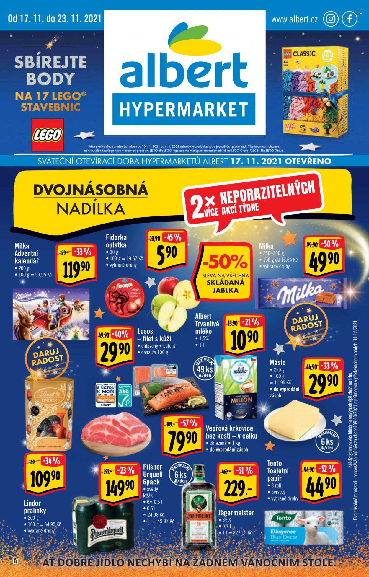 Leták Albert Hypermarket - 17.11.2021 - 23.11.2021. Strana 1