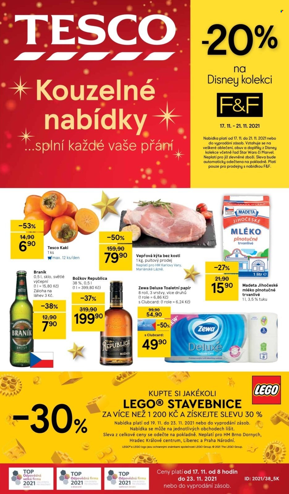 Leták TESCO - 17.11.2021 - 23.11.2021. Strana 1
