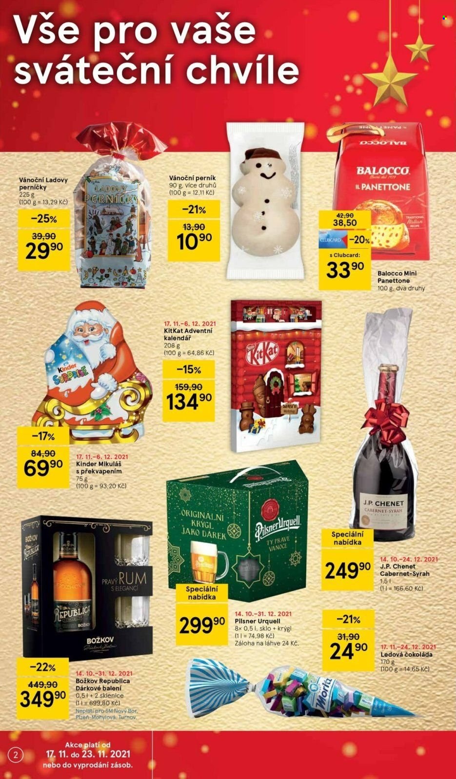 Leták TESCO supermarket - 17.11.2021 - 23.11.2021. Strana 2