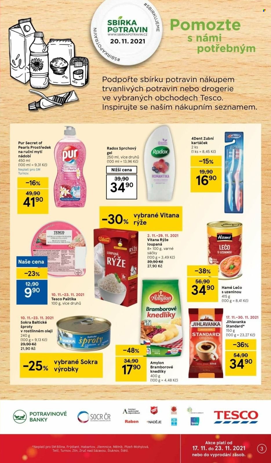 Leták TESCO supermarket - 17.11.2021 - 23.11.2021. Strana 3