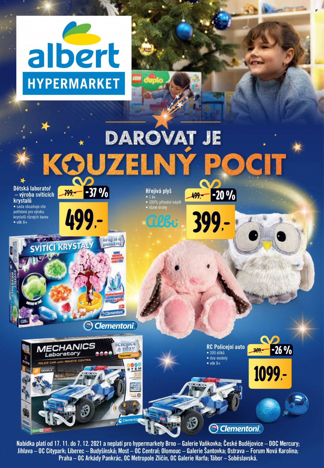 Leták Albert Hypermarket - 17.11.2021 - 7.12.2021. Strana 1