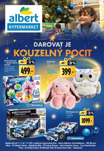 Leták Albert Hypermarket - 17.11.2021 - 7.12.2021.