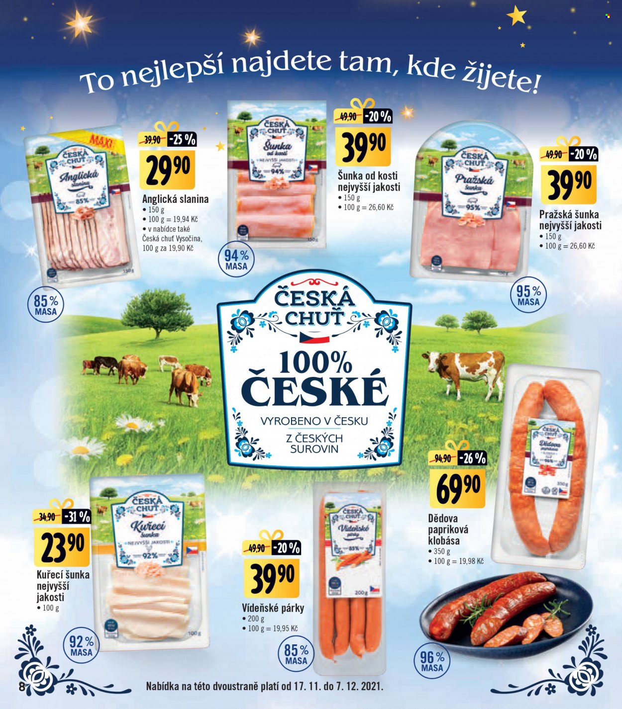 Leták Albert Supermarket - 17.11.2021 - 2.1.2022. Strana 8