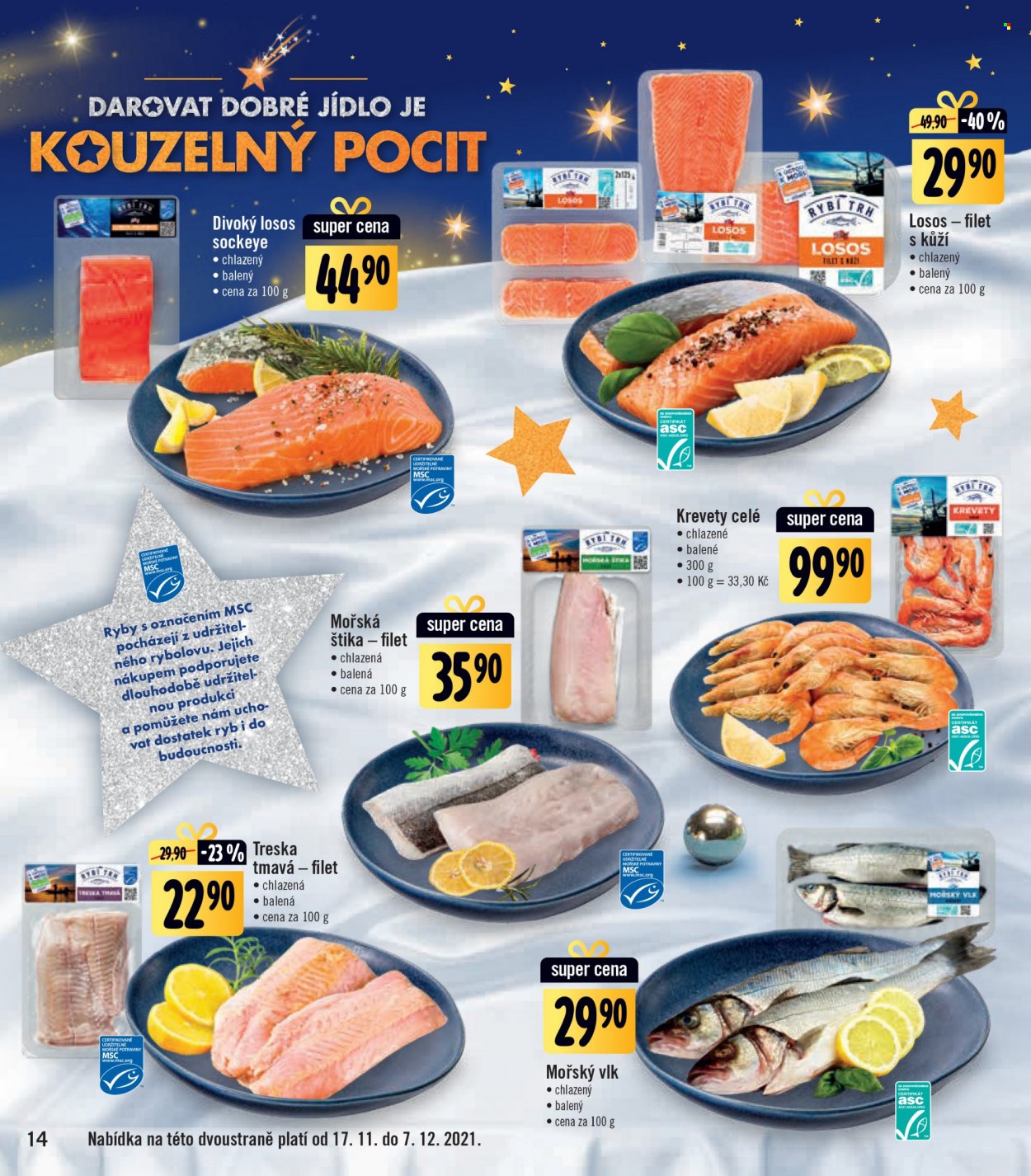 Leták Albert Supermarket - 17.11.2021 - 2.1.2022. Strana 14