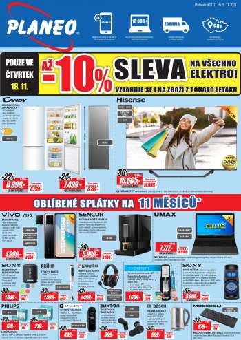 Leták PLANEO Elektro - 17.11.2021 - 19.11.2021.